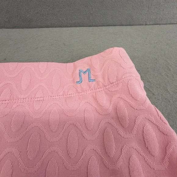 J McLaughlin Skort Lot 2 S Pleated Hem Stretch Golf Tennis Skirt Pink + White - Picture 13 of 16